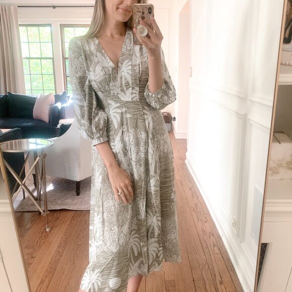 Desmond & Dempsey x H&M Linen Blend Dress - Picture 2 of 6